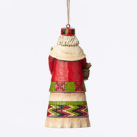 African Santa Hanging Ornament