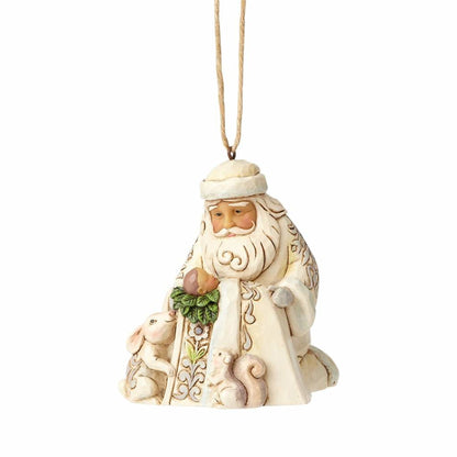 WhiteWood Santa/Baby Jesus Ornamnet