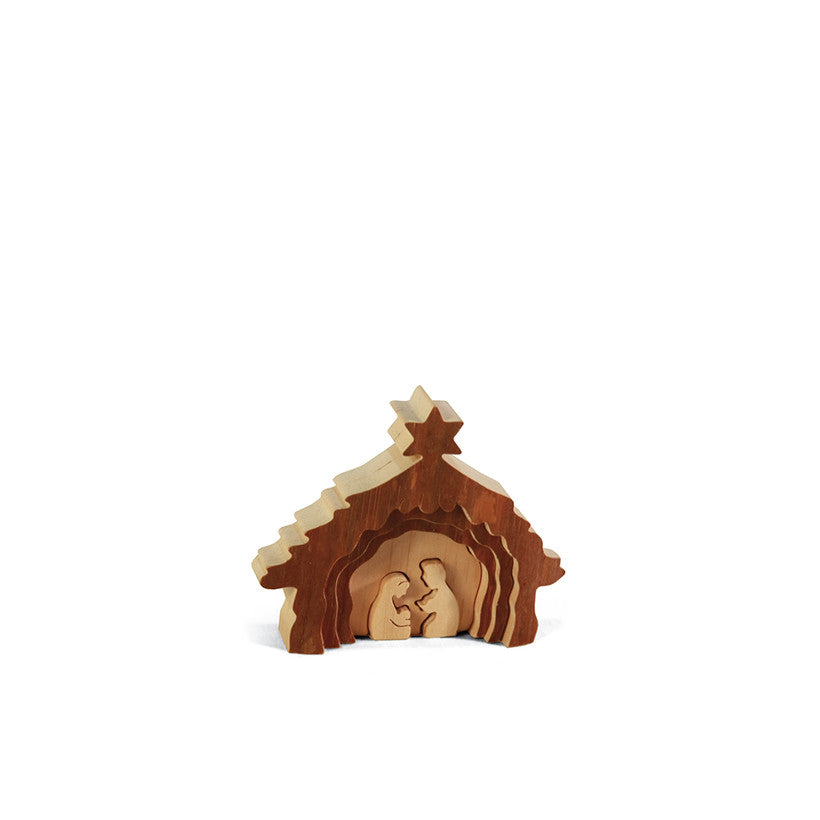 Nativity Scene Bark Puzzle III