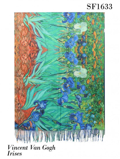 Oil Painting Design Fashion Scarf and Shawl