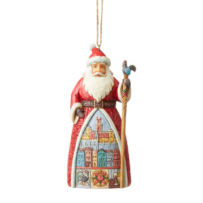 Portuguese Santa Hanging Ornament