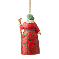 Irish Santa Hanging Ornament with Staff