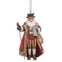 German Santa Hanging Ornament
