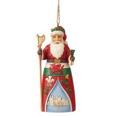 Welsh Santa Hanging Ornament