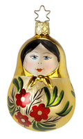 Inge Glas Matroschka Lady -   German Christmas Ornament