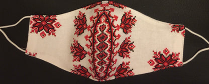 Ukrainian Embroidered Print  Facemask