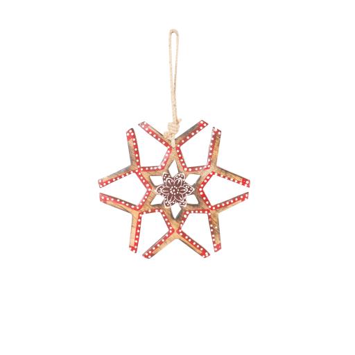 Wooden Hanging Stars