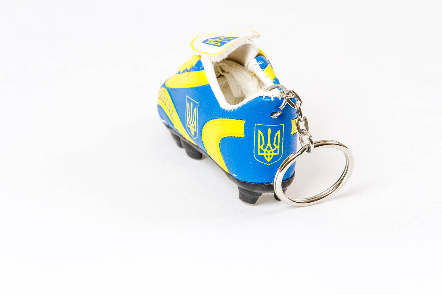 Ukraine Soccer Boots Keychain