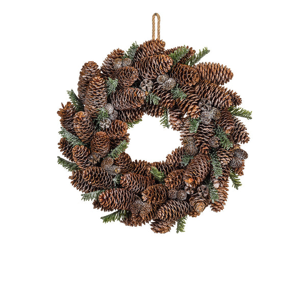 Small Pinecone & Bough Wreath