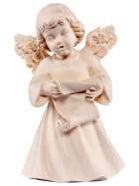 Moon  with Carved Angel and Swarovski Crystals