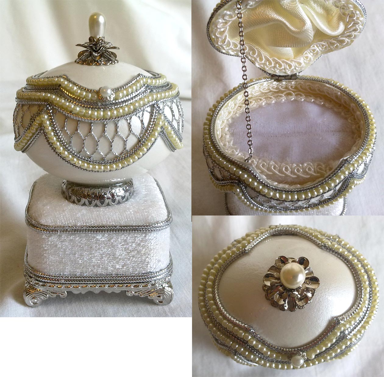 EggShell Music Jewelry Boxes