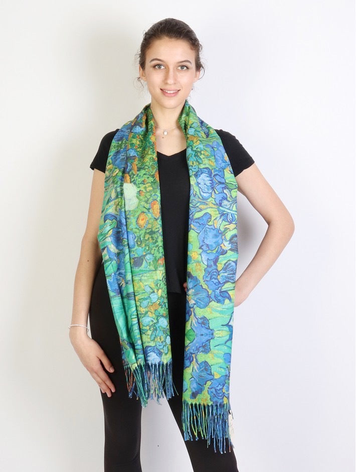 Oil Painting Design Fashion Scarf and Shawl