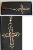 Enameled Cross Bookmark
