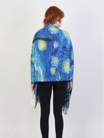Oil Painting Design Fashion Scarf and Shawl