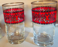 Embroidered Highball Glassware