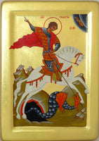Icon  St. George slaying the dragon