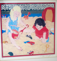 Children Playing in the Sand
