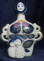 Porcelain Mama with Children Decanter
