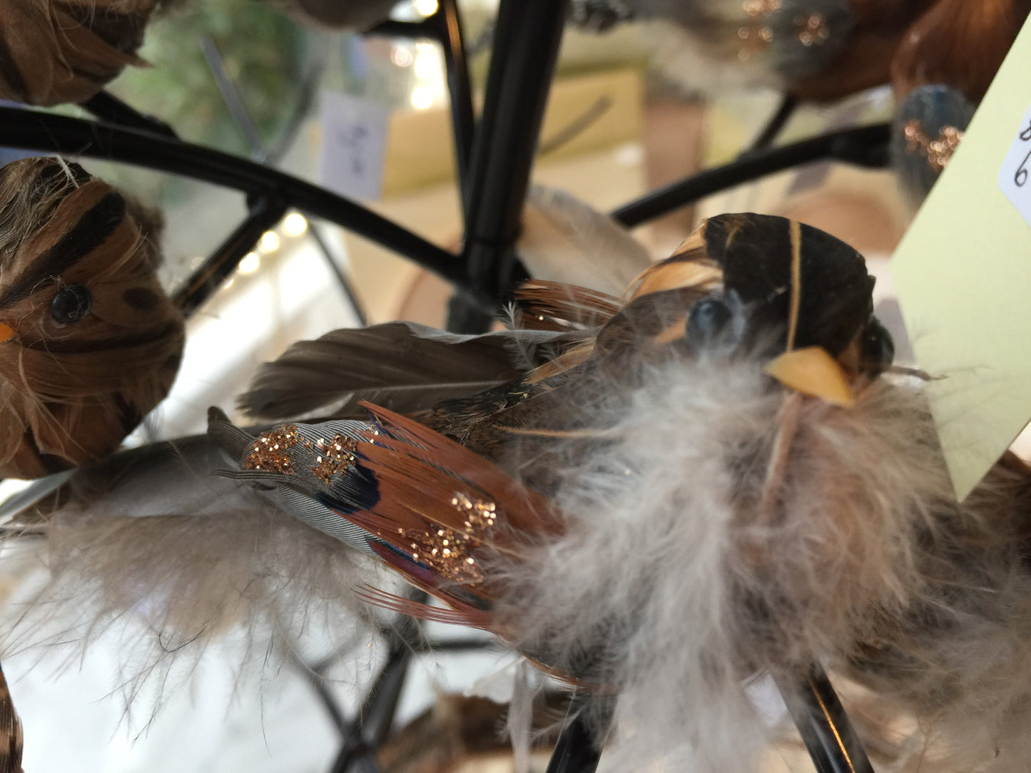 Mini Rustic Feather  Birds