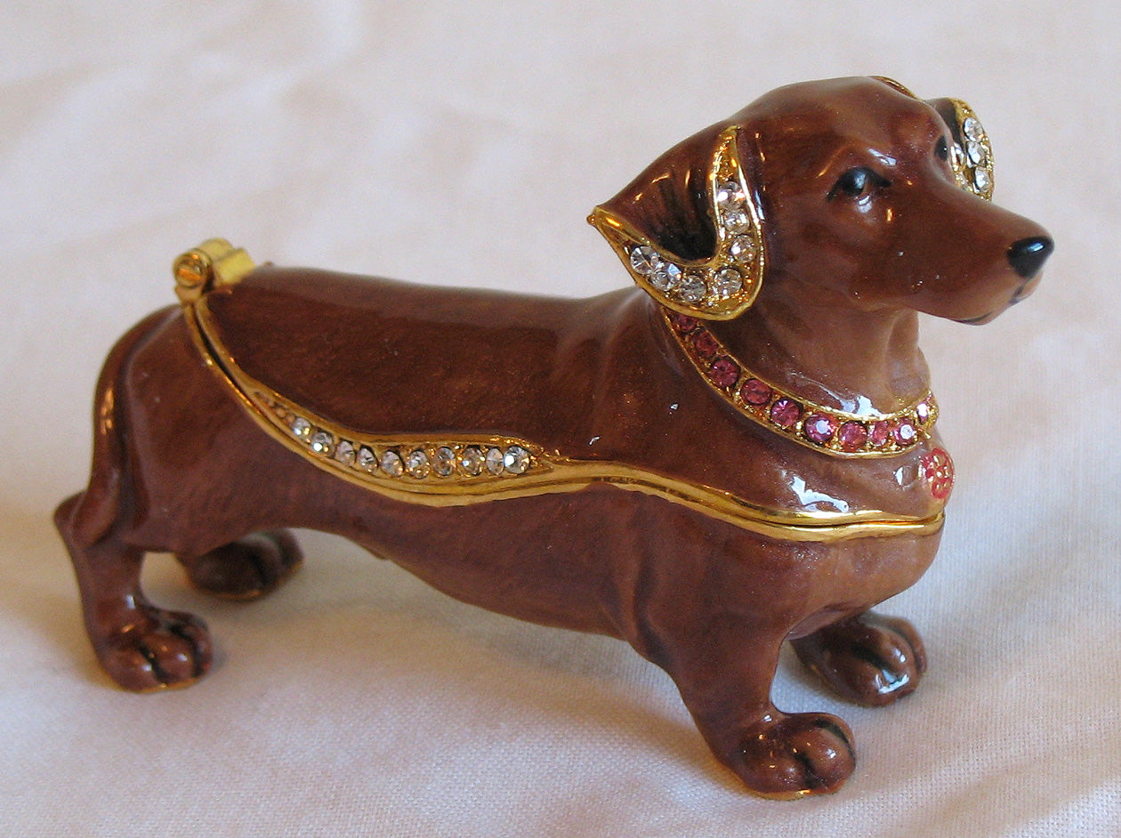 Enammeled Animal Jewelry Boxes