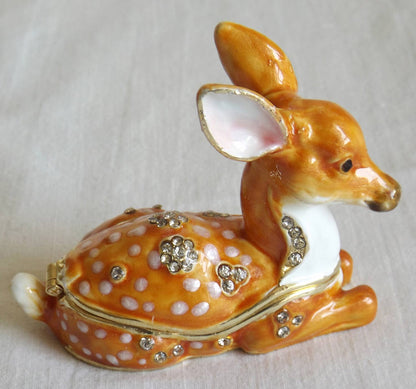 Enammeled Animal Jewelry Boxes