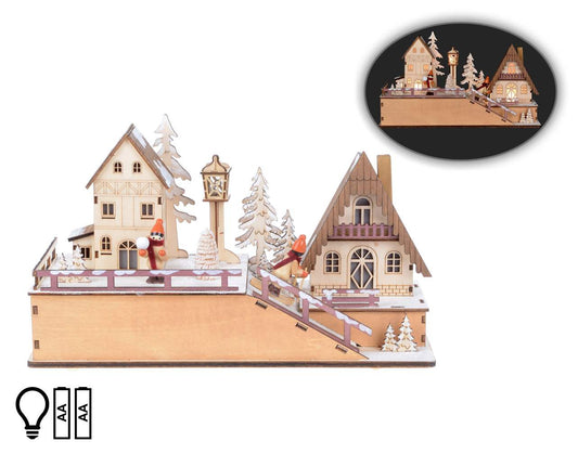 Wooden Alpine Village