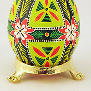 Plain Single Gold Egg Stand