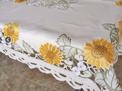 Cut Work  Embroidered  Tablecloths