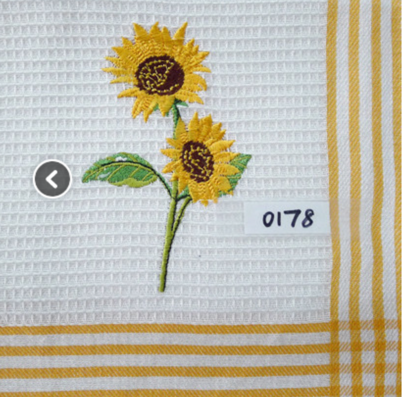 Embroidered  Tea Towels