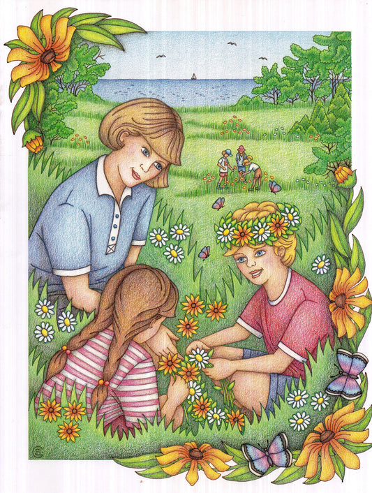 C. Senkiw prints Making Wreaths