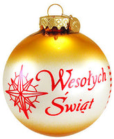 Poland Christmas Custom Ornament