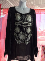 Ladies Long Emboidered Blouse