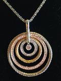 Circle and Ball Pendant Necklace