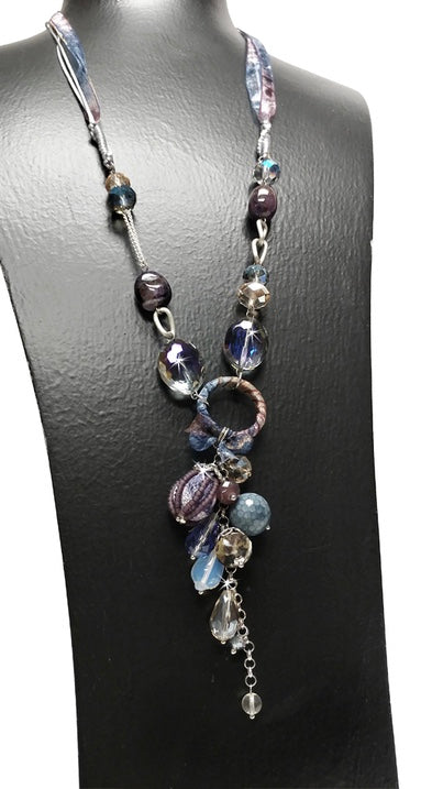 Jacqueline Kent Ribbon And Crystals