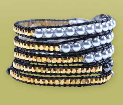 Dhyana Stone Wrap Bracelet