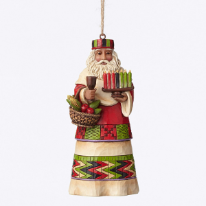 African Santa Hanging Ornament