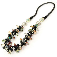 Jacqueline Kent Crystal Cluster 3 in 1  Necklace