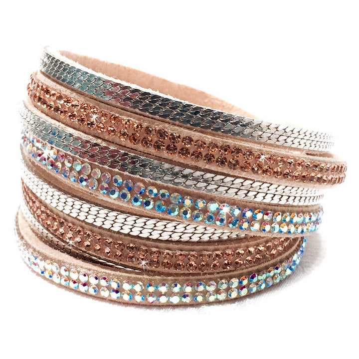 Jacqueline Kent Metallic Wrap Bracelet