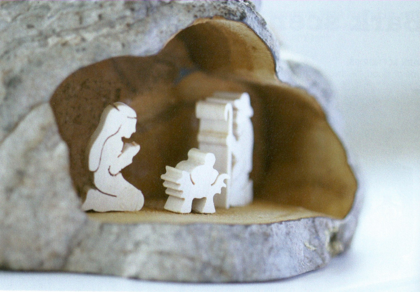 Cave Nativity Scene