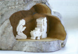 Cave Nativity Scene