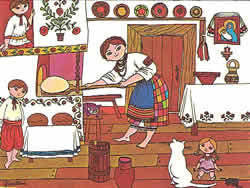 Baking Bread Yaroslava Surmach Mills Card