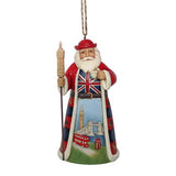 British Santa Hanging Ornament