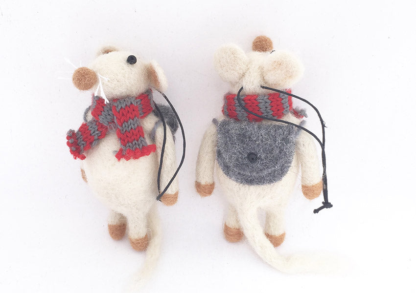 Felted Wool Ornaments